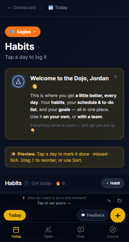 Your daily habits & schedule